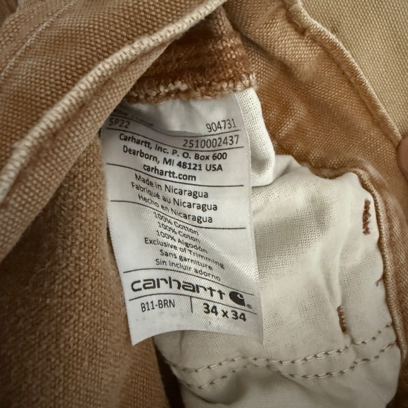 Carhartt Tan Work Pants - Picture 4 of 4